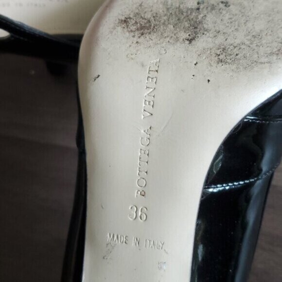 Bottega Veneta black patent leather pumps size 36 - Picture 6 of 7